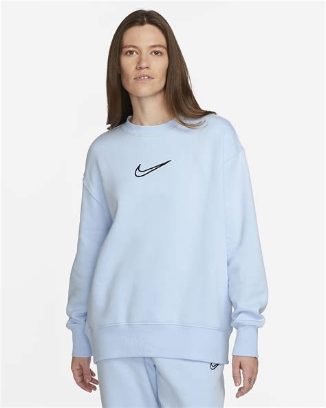 nike sportswear phoenix fleece oversized crewneck sweatshirt|nike fleece hoodie.